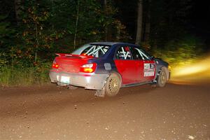 Jonathon Nagel / Liz Austin Subaru Impreza 2.5RS on SS6, Bob Lake II.