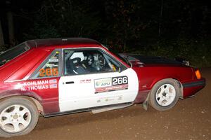 Neil CarlinSchauer / Tim Kohlmann Ford Mustang SVO on SS6, Bob Lake II.