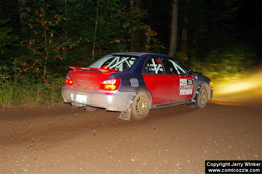 Jonathon Nagel / Liz Austin Subaru Impreza 2.5RS on SS6, Bob Lake II.