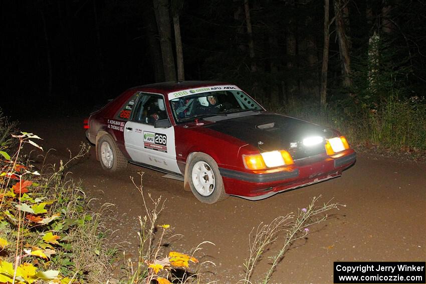 Neil CarlinSchauer / Tim Kohlmann Ford Mustang SVO on SS6, Bob Lake II.