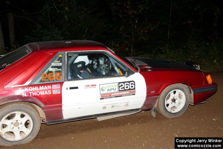 Neil CarlinSchauer / Tim Kohlmann Ford Mustang SVO on SS6, Bob Lake II.