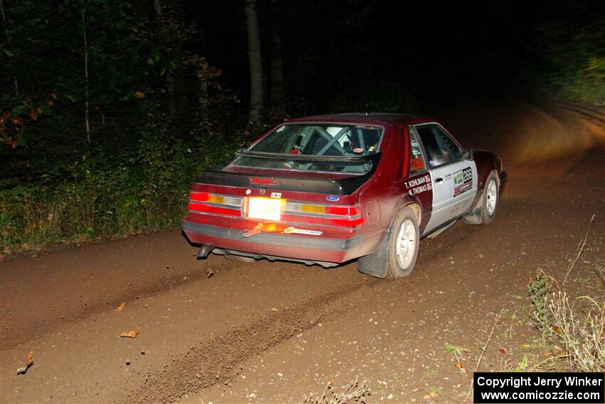 Neil CarlinSchauer / Tim Kohlmann Ford Mustang SVO on SS6, Bob Lake II.