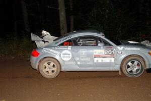 Adam VanDamme / Andrew Herron Audi TT on SS6, Bob Lake II.