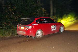 Jess Davids / Ethan Curtis Subaru Impreza on SS6, Bob Lake II.