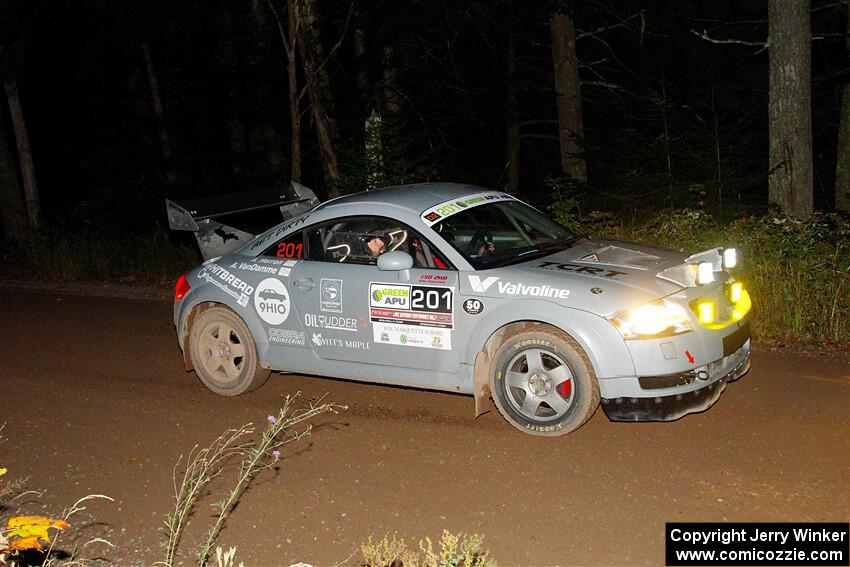 Adam VanDamme / Andrew Herron Audi TT on SS6, Bob Lake II.