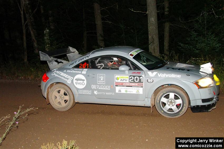 Adam VanDamme / Andrew Herron Audi TT on SS6, Bob Lake II.