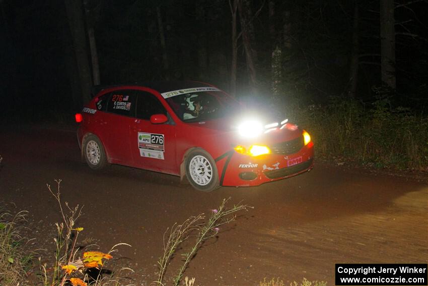 Jess Davids / Ethan Curtis Subaru Impreza on SS6, Bob Lake II.