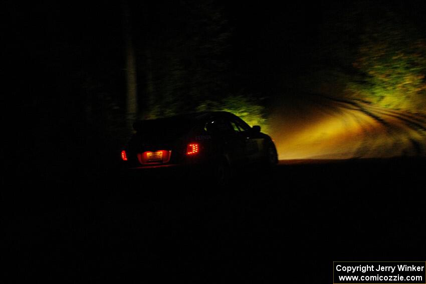 Jess Davids / Ethan Curtis Subaru Impreza on SS6, Bob Lake II.