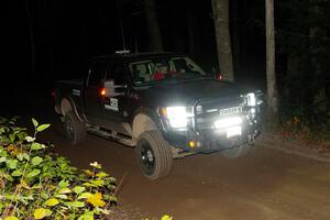 A Ford F-150 pickup sweeps SS6, Bob Lake II.