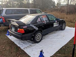 Matt Nykanen / Lars Anderson BMW 328i before the event.