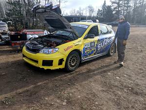 Scott Putnam / Jon Atkins Subaru WRX STi before the event.