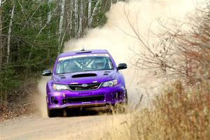 Silas Himes / Connor Himes Subaru WRX STi on SS1.