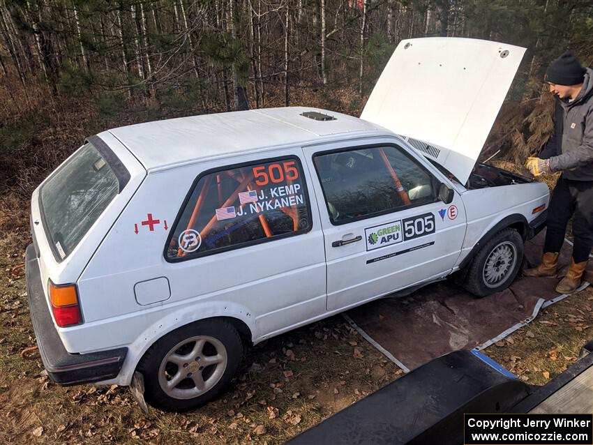 Josh Nykanen / Josh Kemp VW GTI before the event.