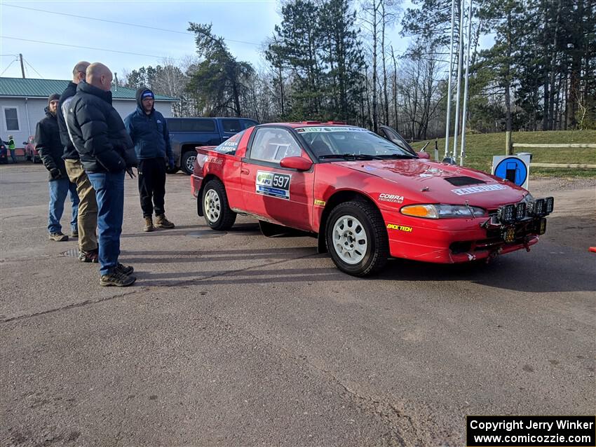 Rob Dupree / Michael Funk Mitsubishi Eclipse GSX before the event.