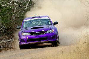 Silas Himes / Connor Himes Subaru WRX STi on SS1.