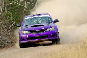 Silas Himes / Connor Himes Subaru WRX STi on SS1.