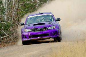 Silas Himes / Connor Himes Subaru WRX STi on SS1.