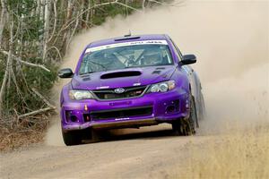 Silas Himes / Connor Himes Subaru WRX STi on SS1.