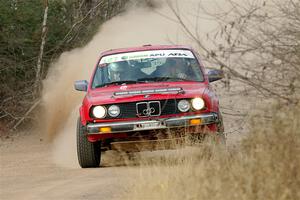 Levi Johnson / Griffin Johnson BMW 325e on SS1.