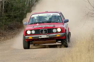 Levi Johnson / Griffin Johnson BMW 325e on SS1.