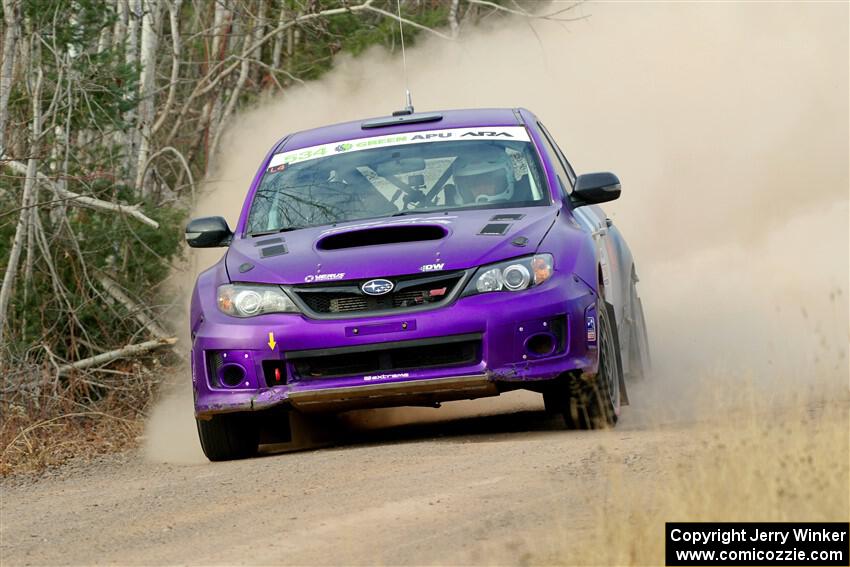 Silas Himes / Connor Himes Subaru WRX STi on SS1.