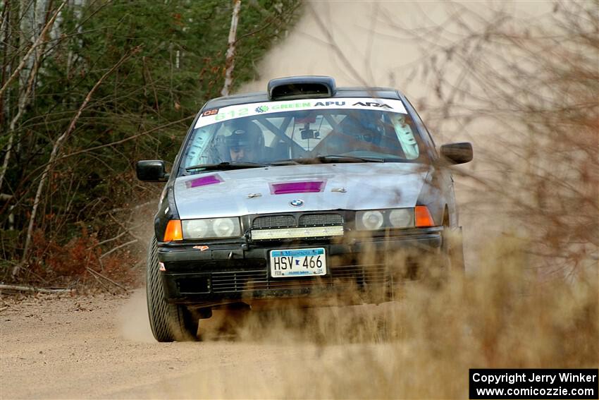 Matt Nykanen / Lars Anderson BMW 328i on SS1.