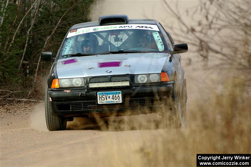 Matt Nykanen / Lars Anderson BMW 328i on SS1.