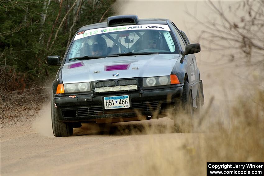 Matt Nykanen / Lars Anderson BMW 328i on SS1.