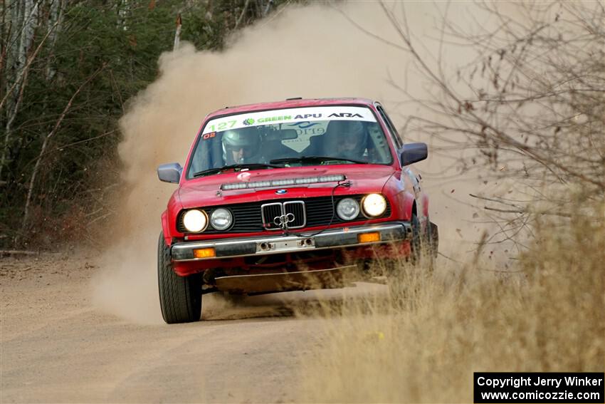 Levi Johnson / Griffin Johnson BMW 325e on SS1.