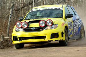 Scott Putnam / Jon Atkins Subaru WRX STi on SS1.