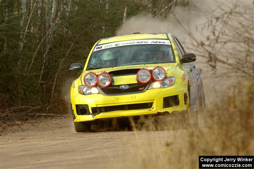 Scott Putnam / Jon Atkins Subaru WRX STi on SS1.