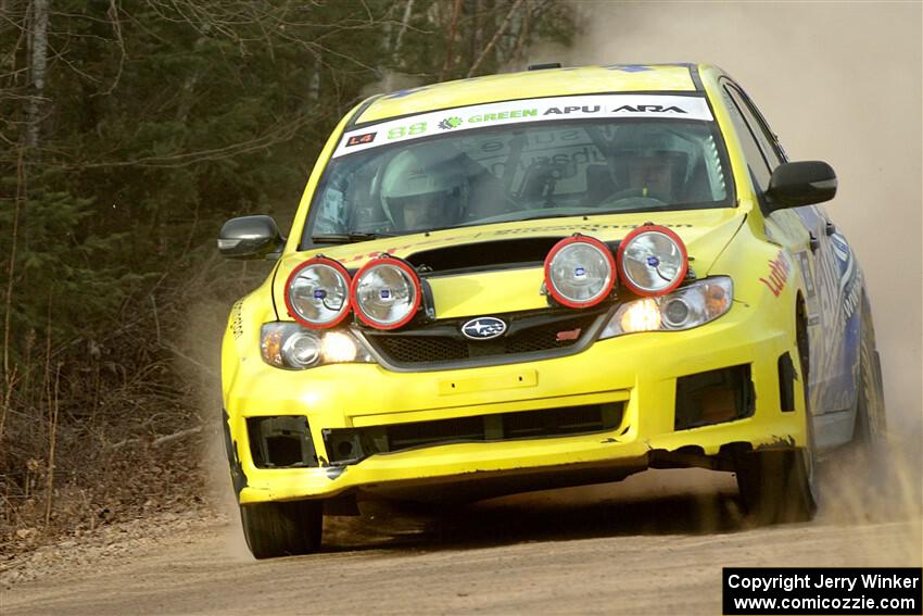 Scott Putnam / Jon Atkins Subaru WRX STi on SS1.