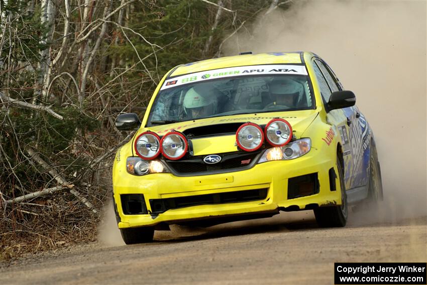 Scott Putnam / Jon Atkins Subaru WRX STi on SS1.