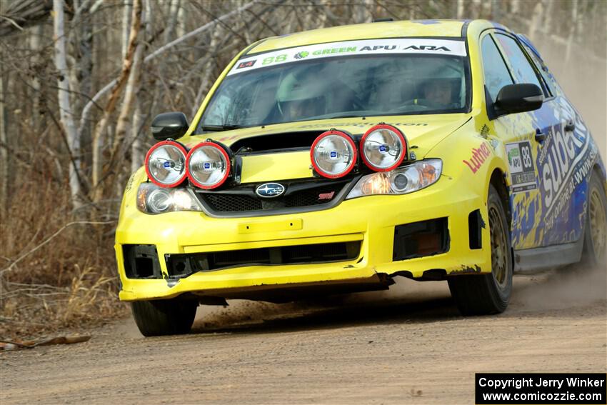 Scott Putnam / Jon Atkins Subaru WRX STi on SS1.