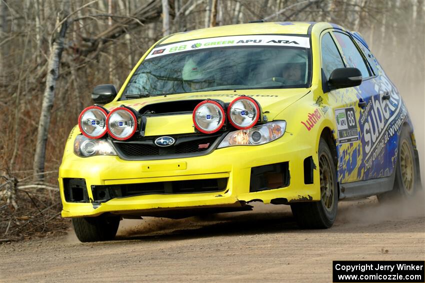 Scott Putnam / Jon Atkins Subaru WRX STi on SS1.