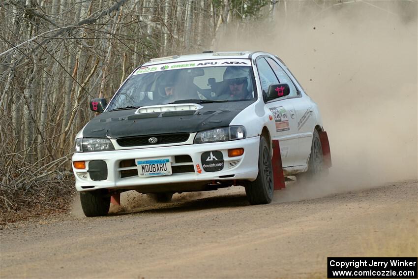 Aidan Hicks / John Hicks Subaru Impreza Wagon on SS1.