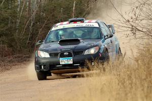 Matt James / Jackie James Subaru Impreza on SS1.