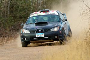 Matt James / Jackie James Subaru Impreza on SS1.