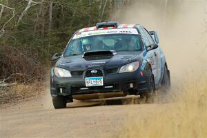 Matt James / Jackie James Subaru Impreza on SS1.