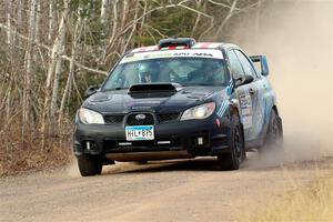 Matt James / Jackie James Subaru Impreza on SS1.