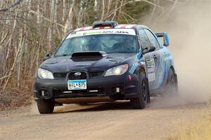 Matt James / Jackie James Subaru Impreza on SS1.