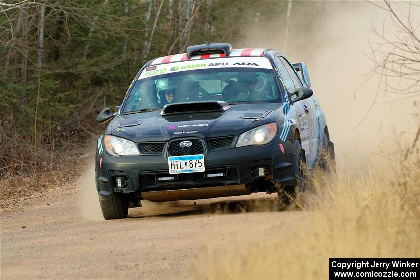 Matt James / Jackie James Subaru Impreza on SS1.