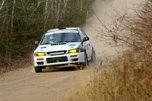 Jack Nelson / Isaac Zink Subaru Impreza on SS1.