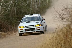 Jack Nelson / Isaac Zink Subaru Impreza on SS1.