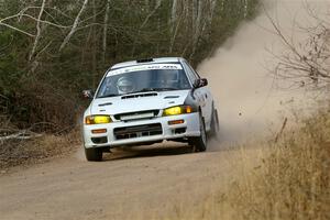 Jack Nelson / Isaac Zink Subaru Impreza on SS1.