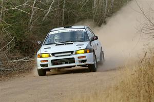 Jack Nelson / Isaac Zink Subaru Impreza on SS1.