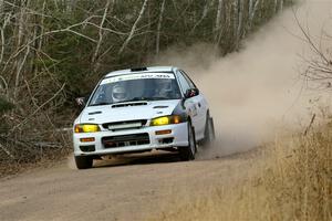 Jack Nelson / Isaac Zink Subaru Impreza on SS1.