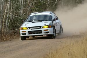 Jack Nelson / Isaac Zink Subaru Impreza on SS1.