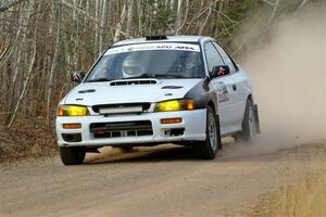 Jack Nelson / Isaac Zink Subaru Impreza on SS1.