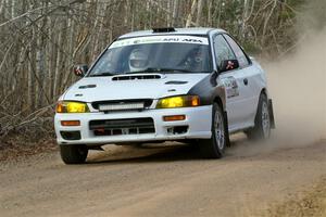 Jack Nelson / Isaac Zink Subaru Impreza on SS1.